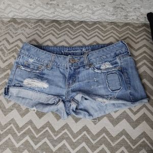 American Eagle Destressed Jean shorts